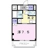 ソレイユシミズ 1Kの間取り