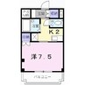ソレイユシミズ 1Kの間取り