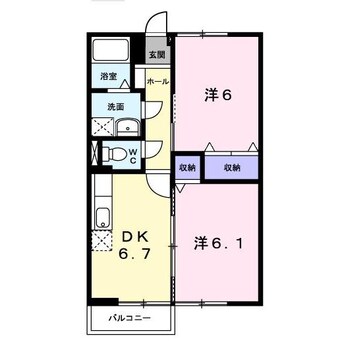 間取図 パークサイド３