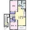 １＆3アベニューC 2LDKの間取り
