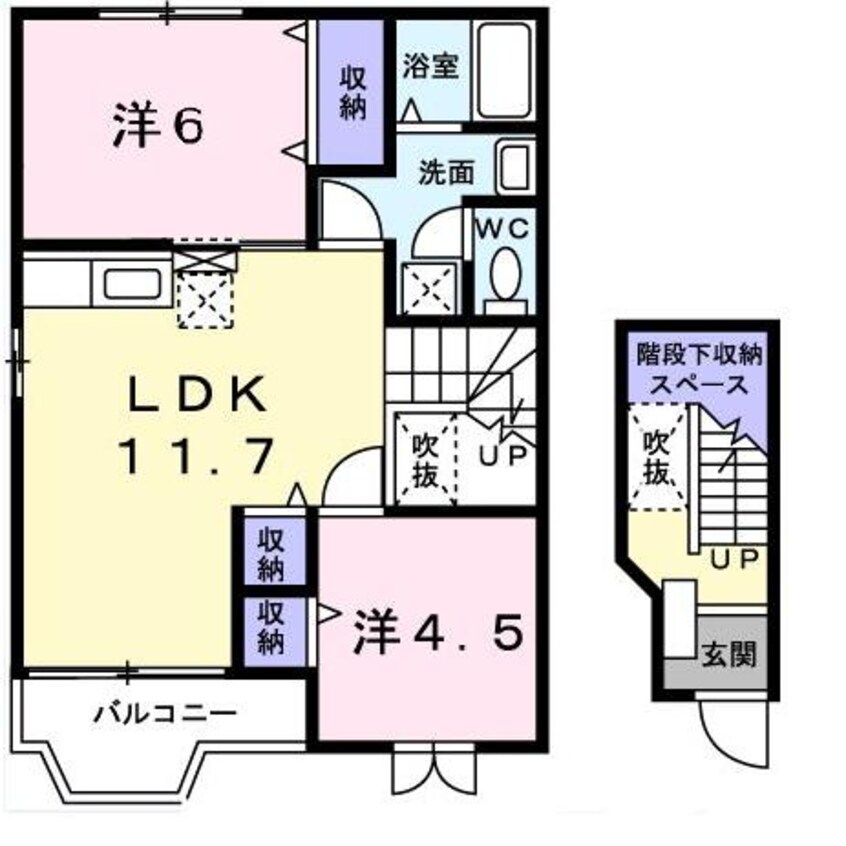 間取図 モアークレストⅡ