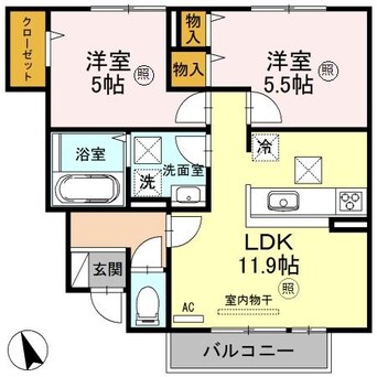 間取図 ヴィラ・フォレスティア