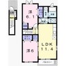 ラフレシールあぼしC 2LDKの間取り