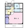 サンセール 1Kの間取り