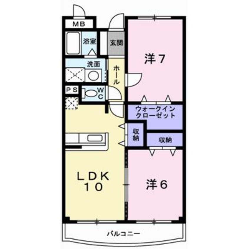 間取図 エレガント・北条