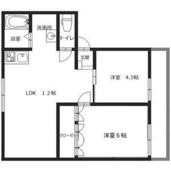 間取図 ラトゥール広畑
