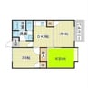 アンバーパール 3DKの間取り