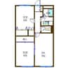 ジョイタウン北条 2LDKの間取り
