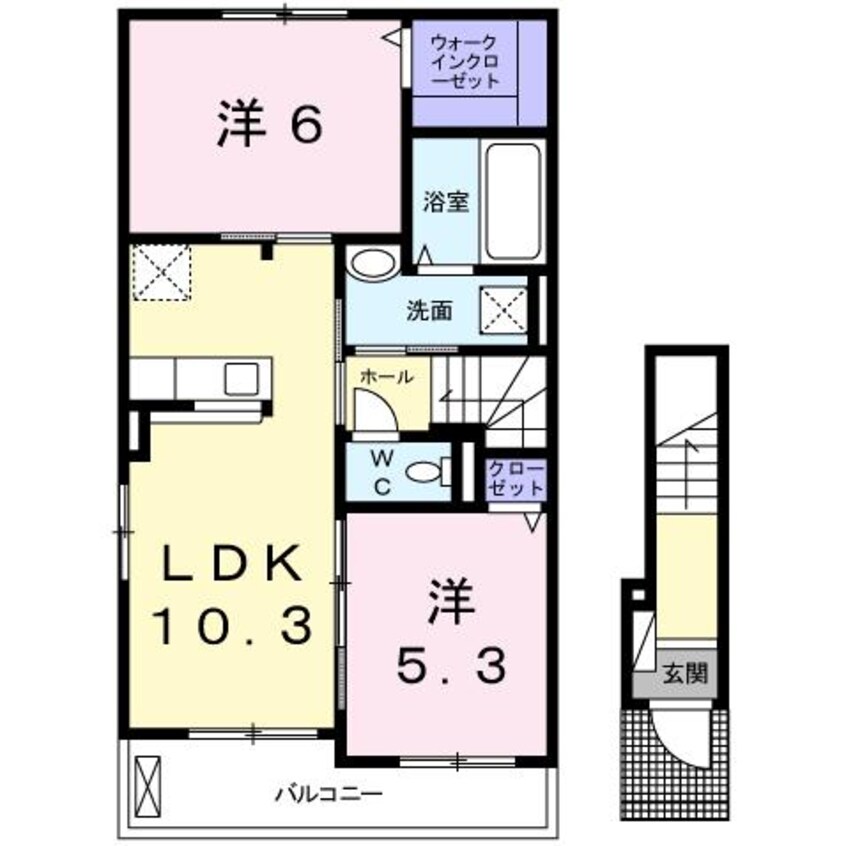 間取図 コンフォートカーサⅠ