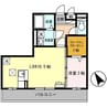 グレイシャス 1LDKの間取り