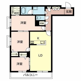 間取図 シャーメゾン英賀保東
