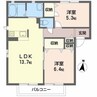 MEGA　SOLSTAGE 2LDKの間取り
