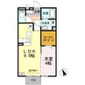 クレスト玉手 1LDKの間取り