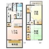 Tハイツ 2LDKの間取り