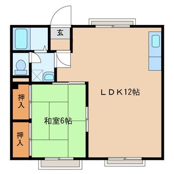 間取図 マンション鳩岡