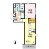 アズール 1LDKの間取り