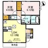 藏　B棟 2LDKの間取り