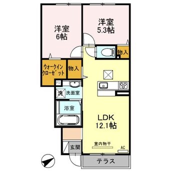 間取図 サンヴェルデ中地南