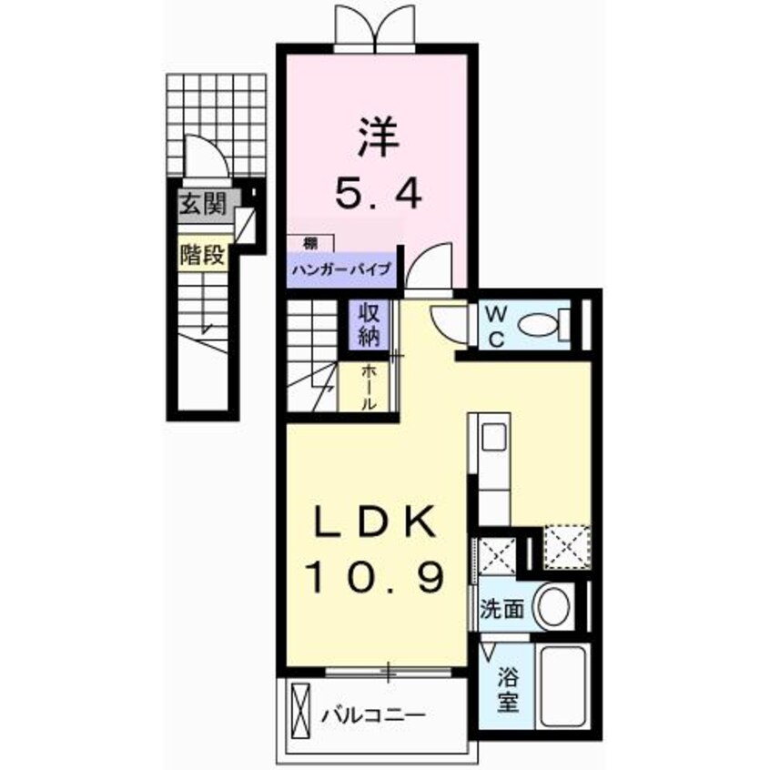 間取図 パジェール・アン