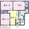 サンシャルマン細江 3DKの間取り