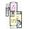 アマルフィ36 1LDKの間取り