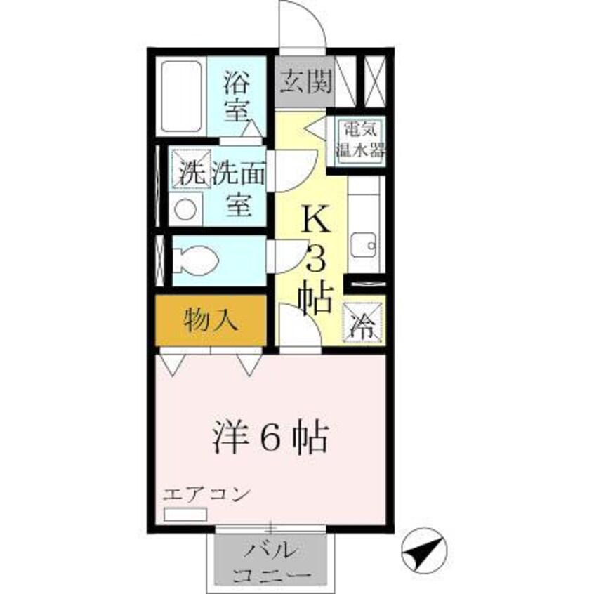 間取図 エクセルコート