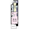 クレール姫路Ⅱ 1Rの間取り