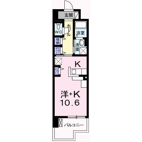 間取り図 クレール姫路Ⅱ