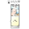 サンクチュアリー 1Kの間取り