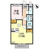 レオントポディウム　Ⅱ番館 1LDKの間取り