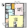 プリムローズ・佳音 1LDKの間取り