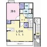 グリーンパーク南条 1LDKの間取り