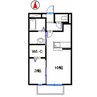 セリバテール荒川 1LDKの間取り