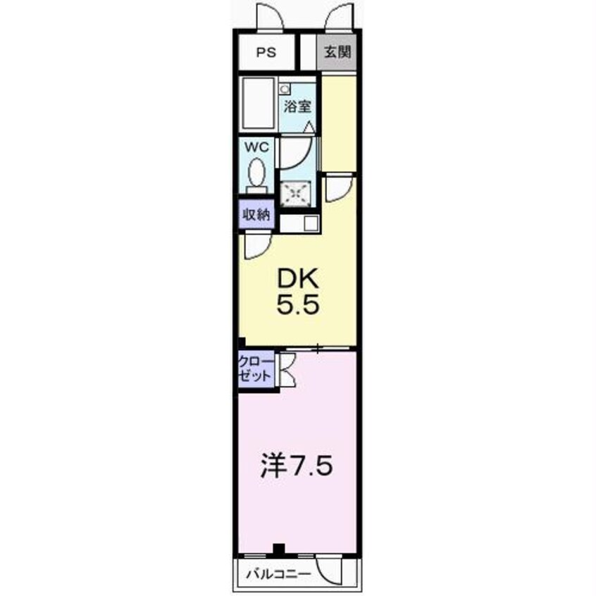 間取図 メゾンソレイユ