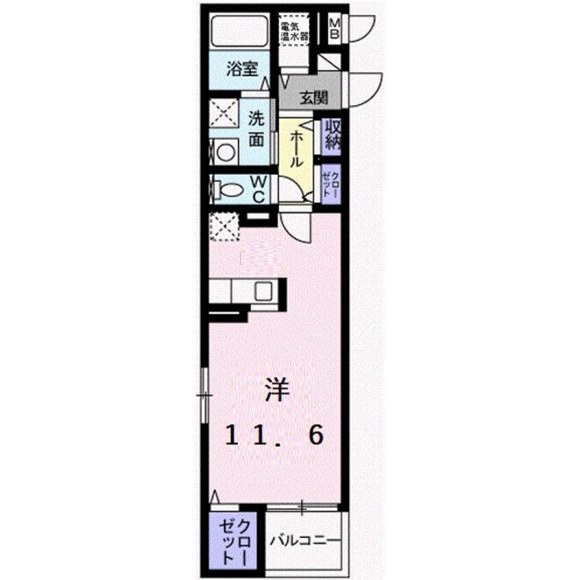 間取図 ワイズ　オブリガート