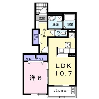 間取図 メゾン　グラースB