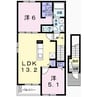 アルモニー・M 2LDKの間取り
