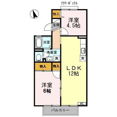 間取り図 ハートランド　Ｂ棟