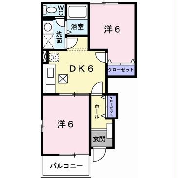 間取り図 グリーンヒルズE