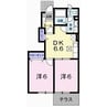 シエル・ソーレ 2DKの間取り