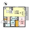 ボナール駅前 1LDKの間取り