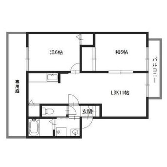 間取図 エスペランサハイツ　B