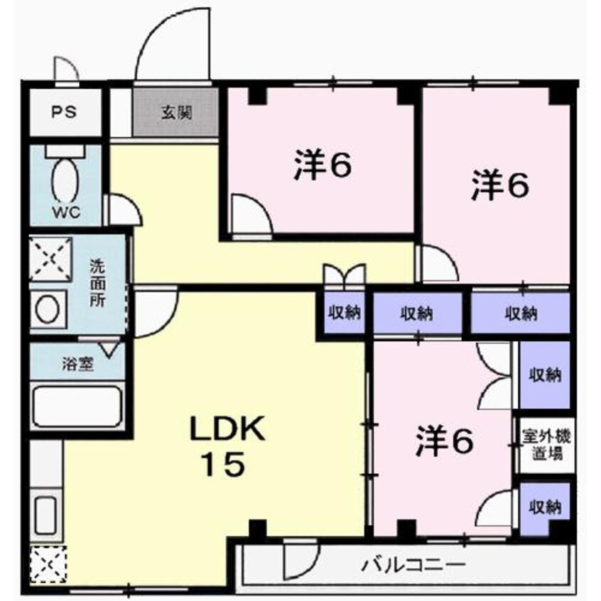 間取図 カサ・ヴィアーレ