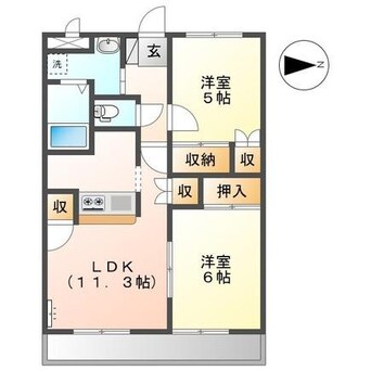間取図 アムールエバーハイツ