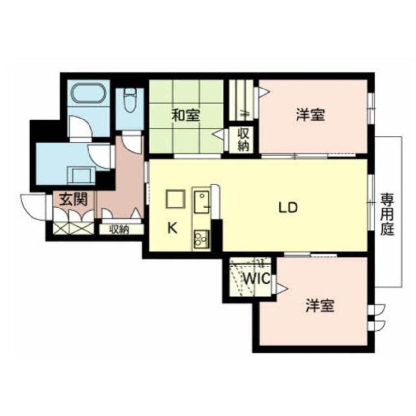 間取図 シャーメゾンはりま勝原