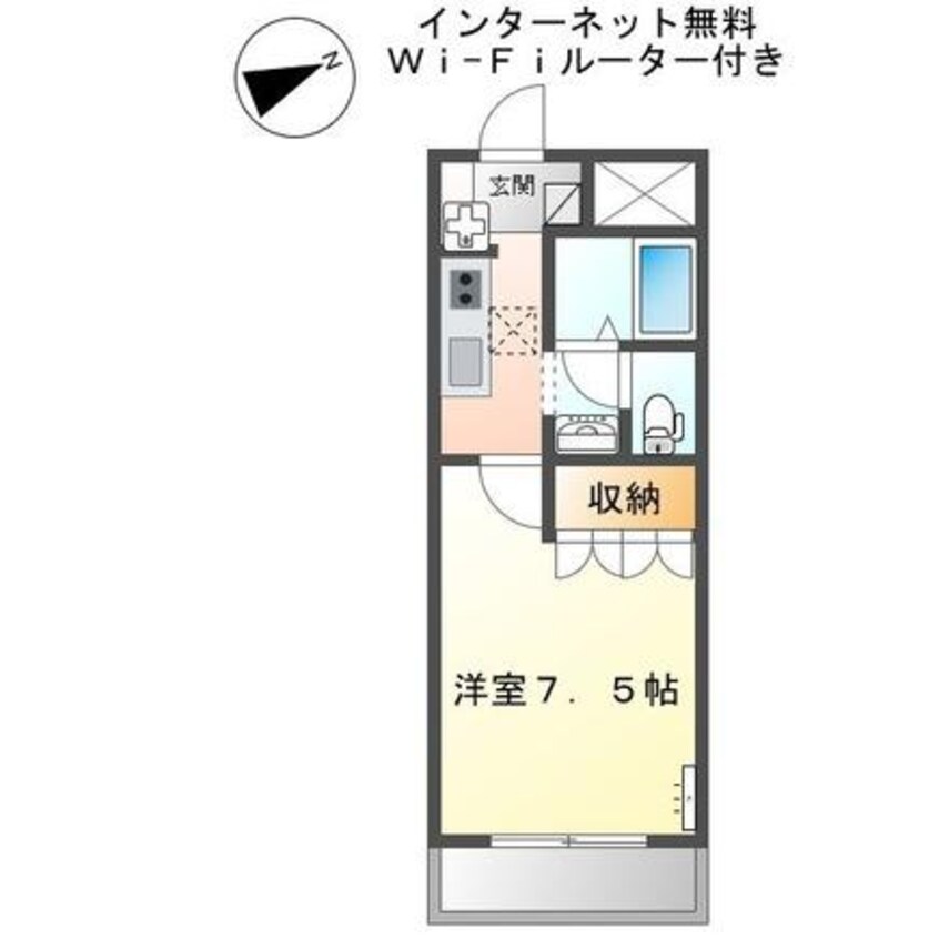 間取図 カサミラドール・クレマ