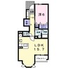 ソレイユ・セタ 1LDKの間取り