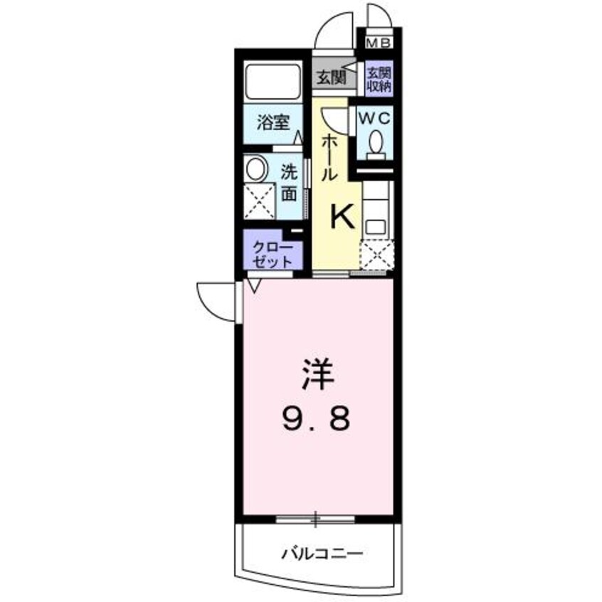 間取図 アラモアナ