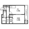 サンシャインB 1DKの間取り