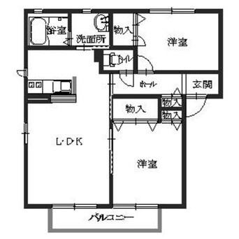 間取図 シャーメゾン玉手